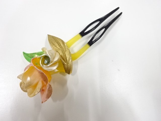 アンティーク　セルロイド　簪